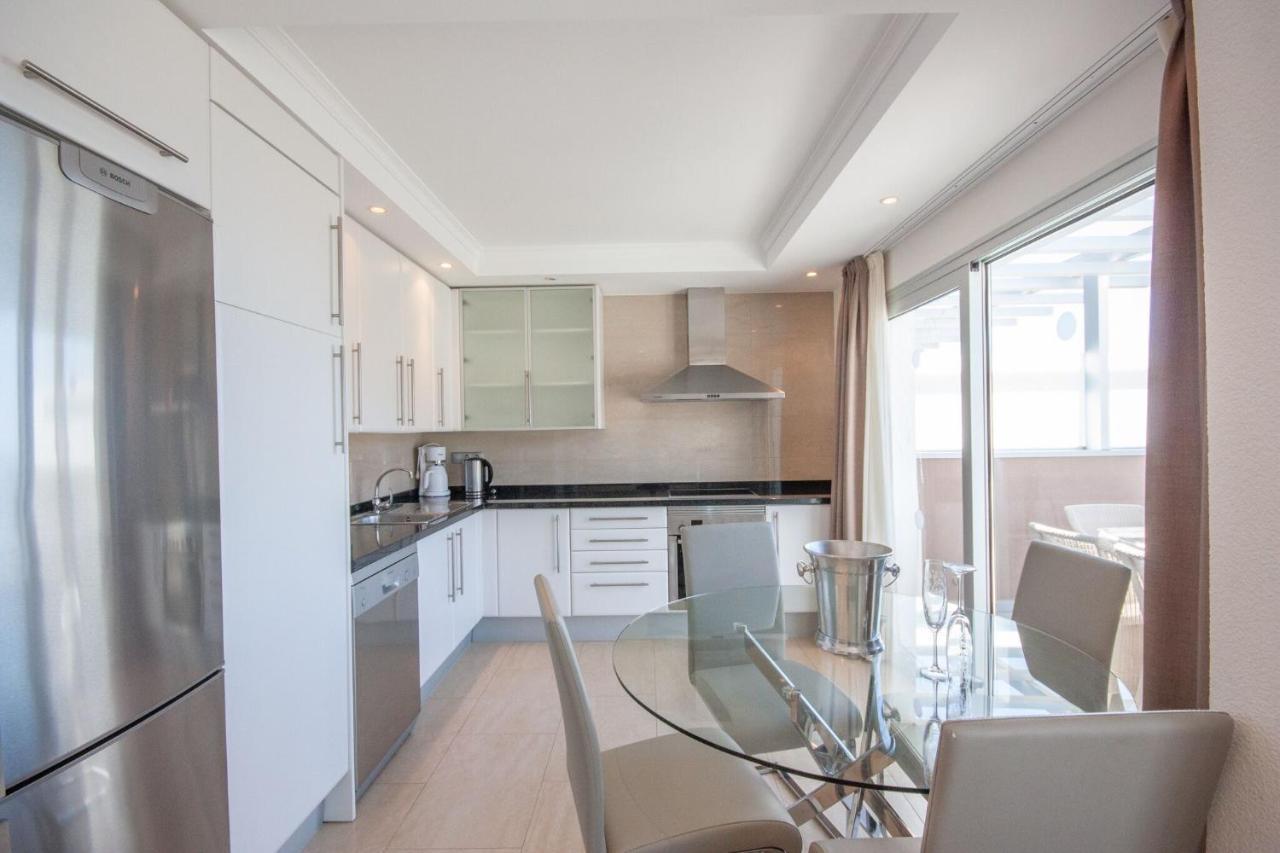 Luxury Penthouse, Panoramic Sea View Apartment Mogan Exterior photo