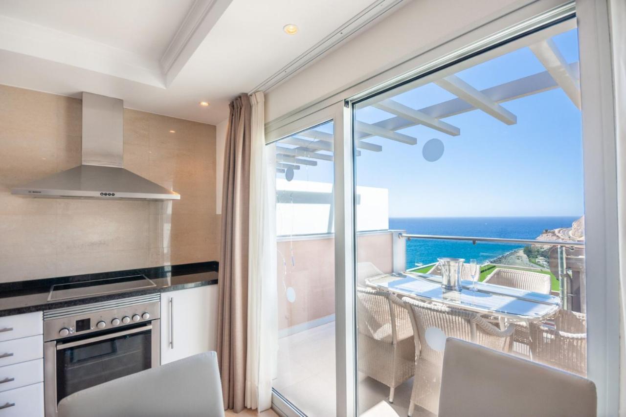Luxury Penthouse, Panoramic Sea View Apartment Mogan Exterior photo